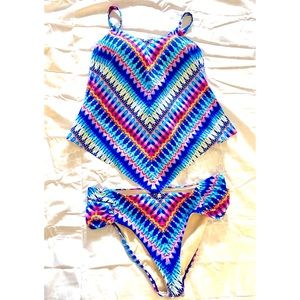 Synergy Scarf X-Back Tankini Set